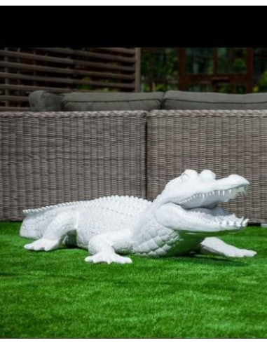 Crocodile en résine intérieur extérieur animaux résine