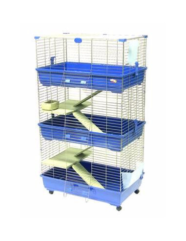 Cage lapin triple cielterre-commerce