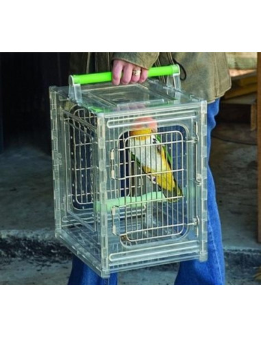 Cage transport perroquet cage transport perruche acrylique