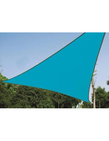 Voile ombrage 3,60x3,60x3,60 m turquoise cielterre-commerce