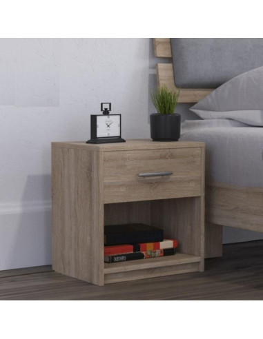 Table de chevet chêne table de nuit en bois chevet de lit
