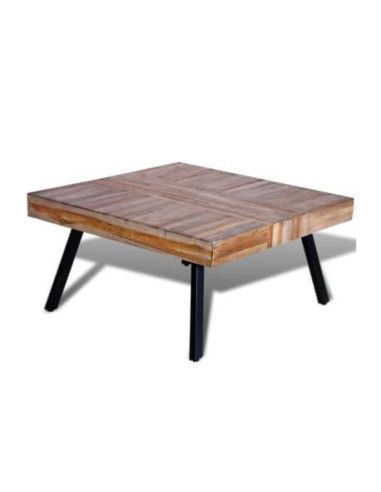 Table basse carré teck table basse industrie table salon