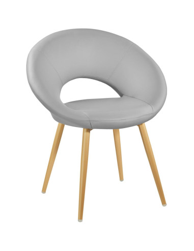 Chaise ronde confortable scandinave cielterre-commerce
