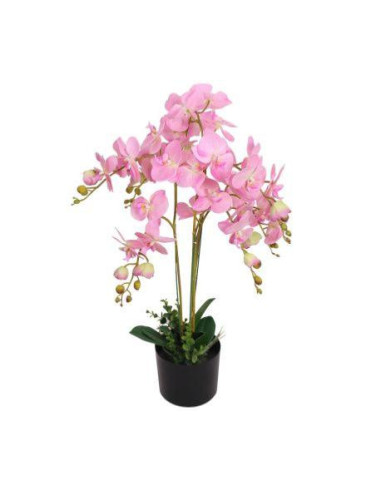 Orchidée artificielle 76 cm rose plante artificielle