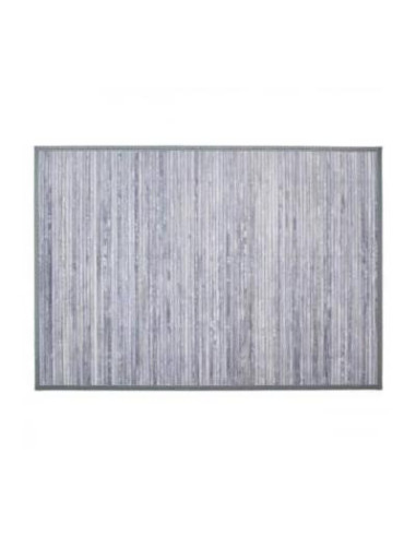 Tapis bambou gris 170x120 cm tapis salon tapis chambre