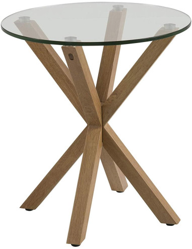 Table basse Forest table basse plateau verre pied design