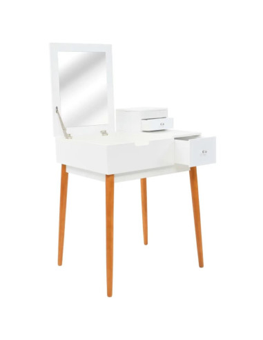 Coiffeuse table maquillage scandinave cielterre-commerce