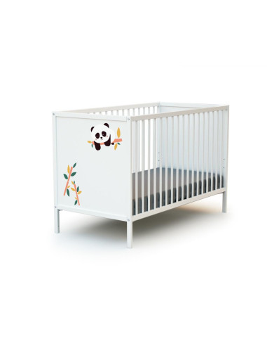 Lit bébé 60x120 cm Moderne jungle lit avec sommier
