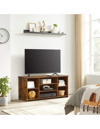 Meuble TV marron rustique meuble télévision brun