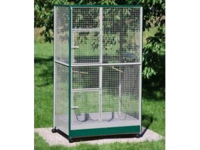 ② voliere 2x1x2m voliere jardin cage perroquet ara gris gabon — Oiseaux
