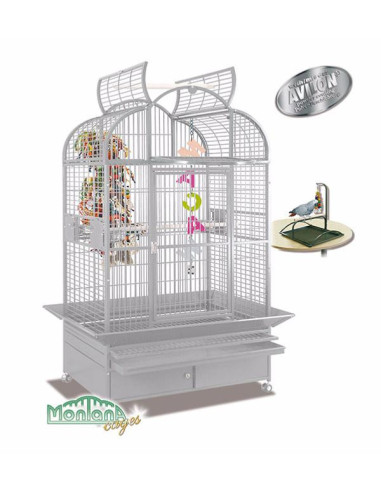 Cage perroquet Piauhau (2 couleurs) cielterre-commerce Anthracite