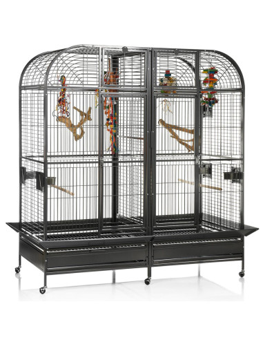 Cage perroquet Los Angeles cage ara cage gabon cacatoes Anthracite