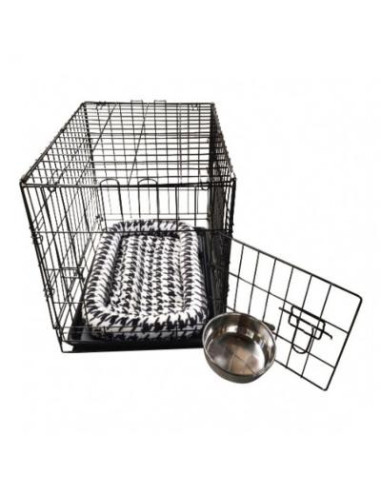 Cage complète avec bac cage chien cage chat avec coussins Taille 2
