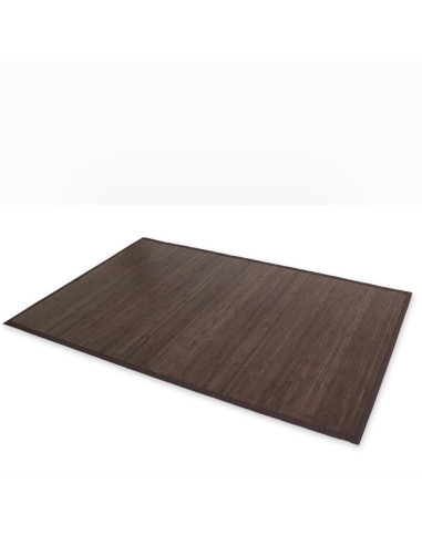 Tapis bambou brun foncé tapis salon tapis chambre design Taille 11