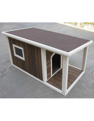 Niche toit plat niche terrasse niche chien pin massif Taille 2