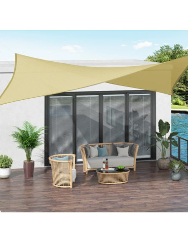 Voile d'ombrage 4x3m Toile d'ombrage terrasse Ombrage jardin