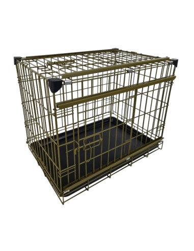 Cage métal bronze pour chien cage chat 5 tailles cage transport