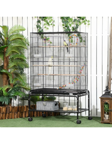 Cage à oiseaux mobile ou à mettre sur un meuble