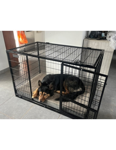 Très Grande Cage chien Cage chat avec bac récupérateur