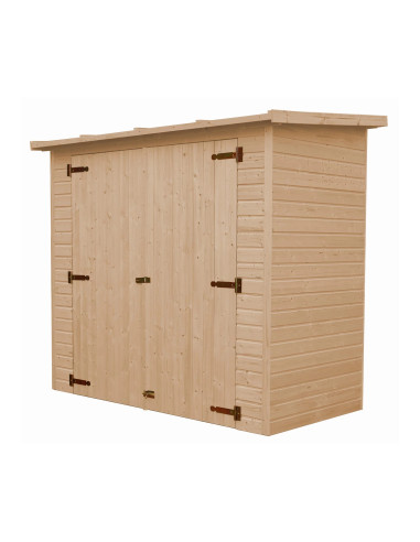 Armoire de Jardin 2,74m² Bois Massif Pin et Epicéa 17 mm Sans Plancher